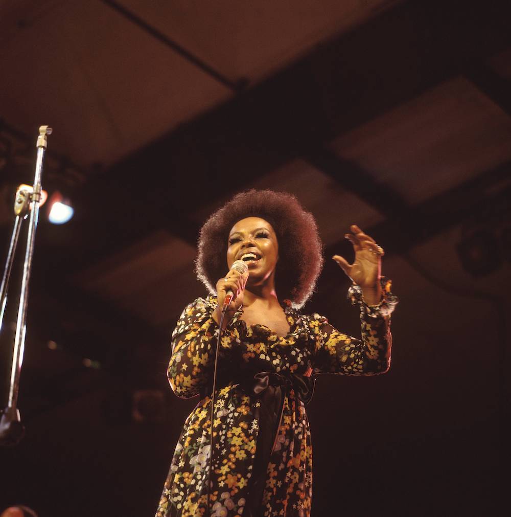 Roberta Flack performing at the 1971 Newport Jazz Festival