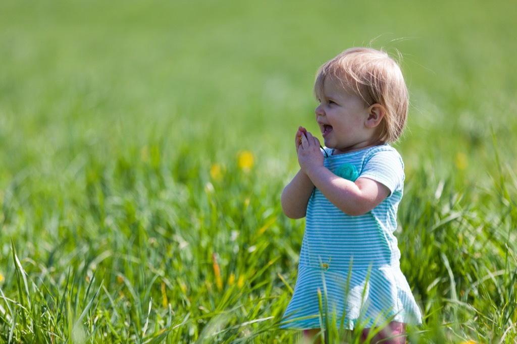 Baby outdoors