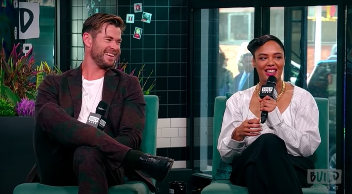 Chris Hemsworth and Tessa Thompson