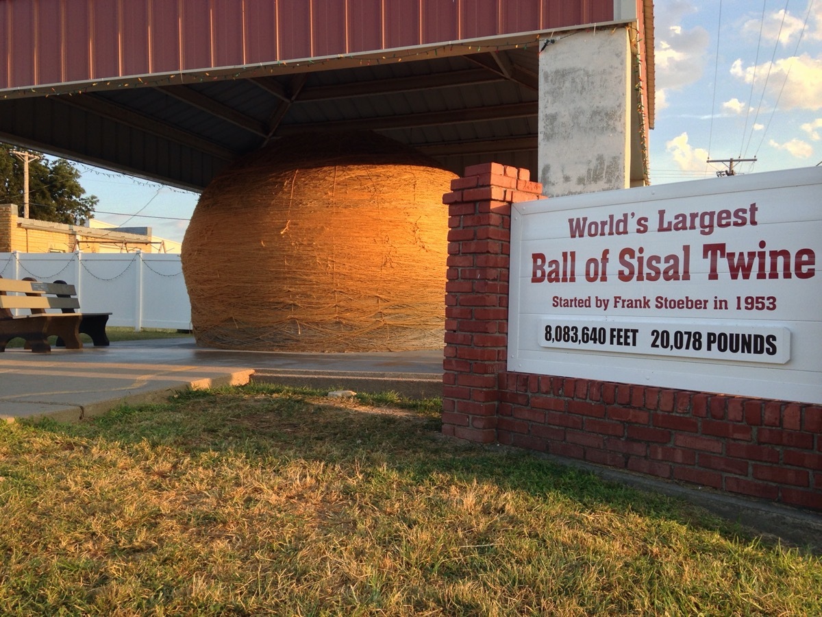 the world's largest ball of twine