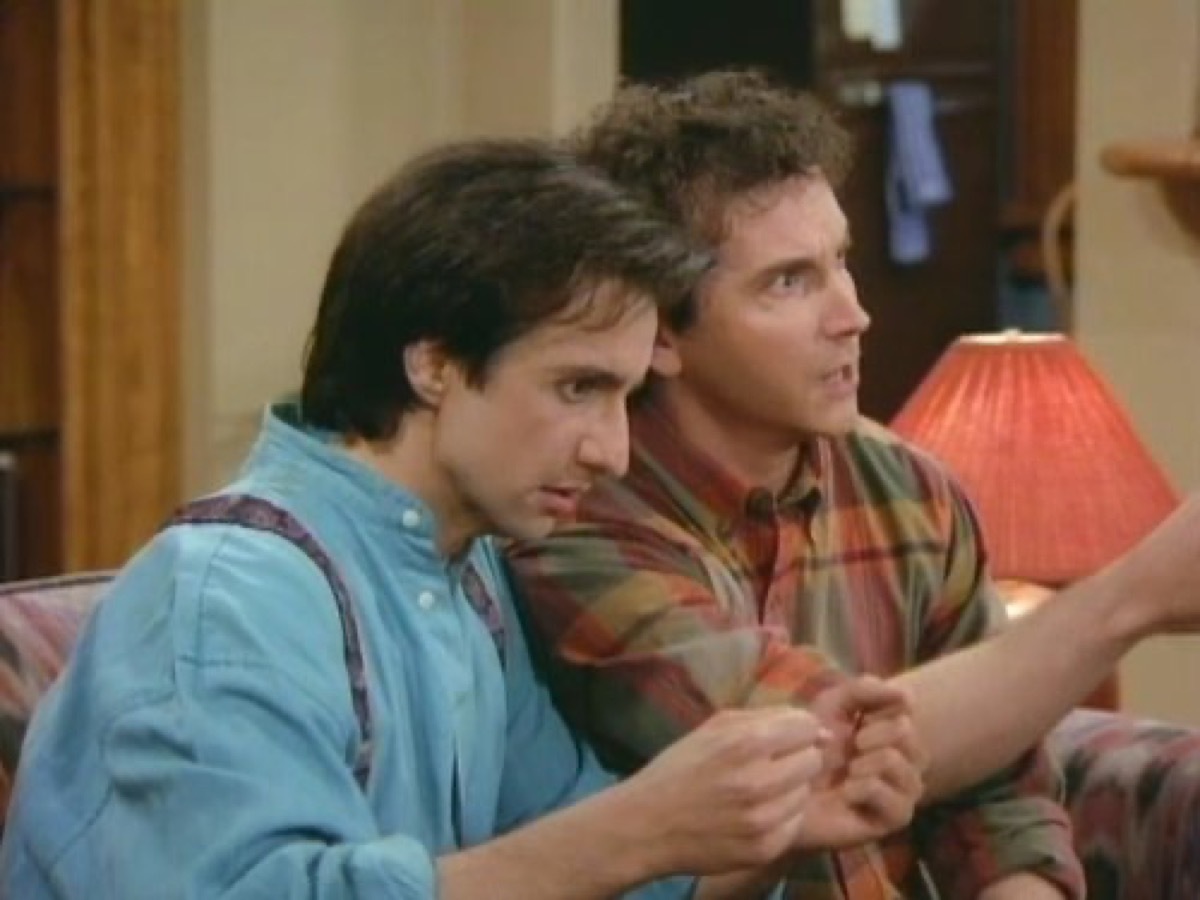 Bronson Pinchot and Mark Linn-Baker in Perfect Strangers