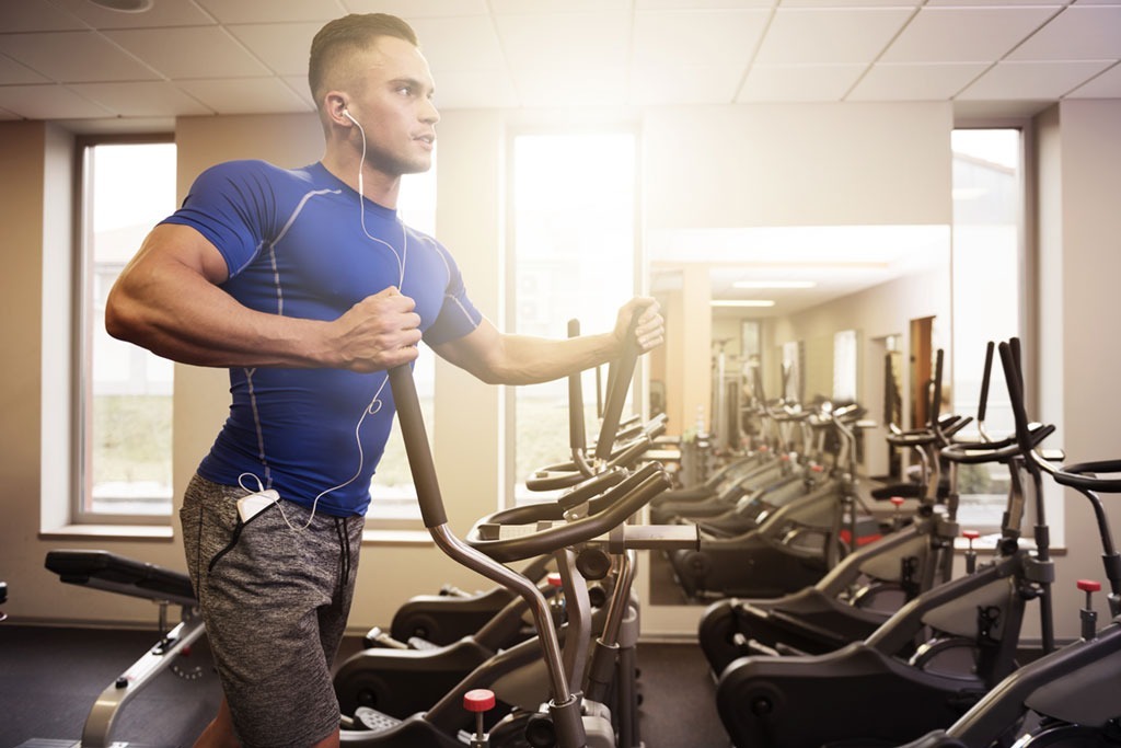 man working out