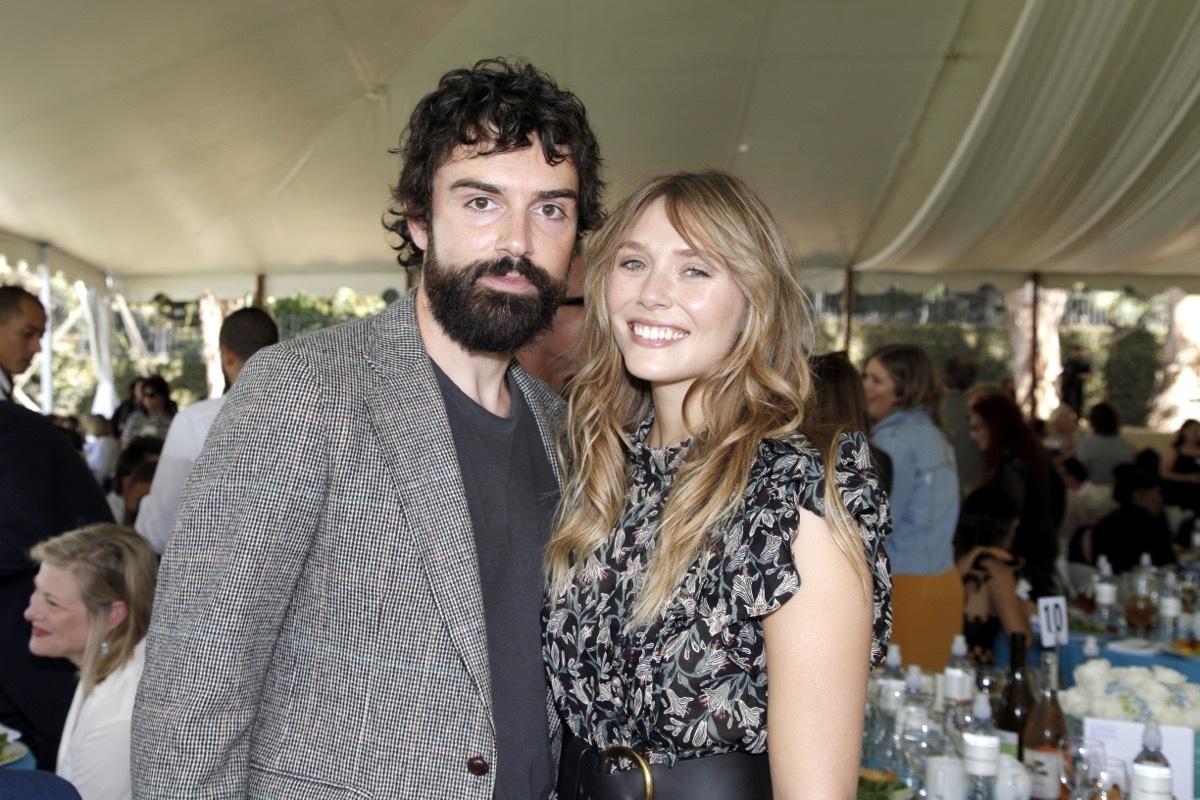 Robbie Arnett and Elizabeth Olsen in 2019