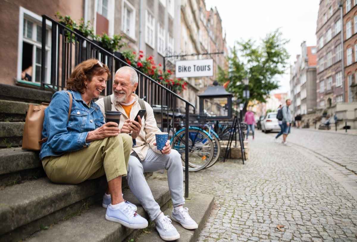 Older Couple on a Date