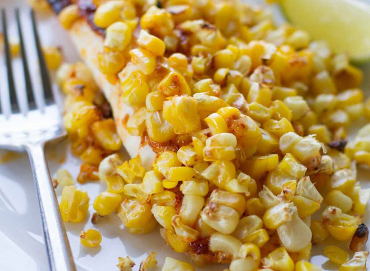 tilapia roasted corn