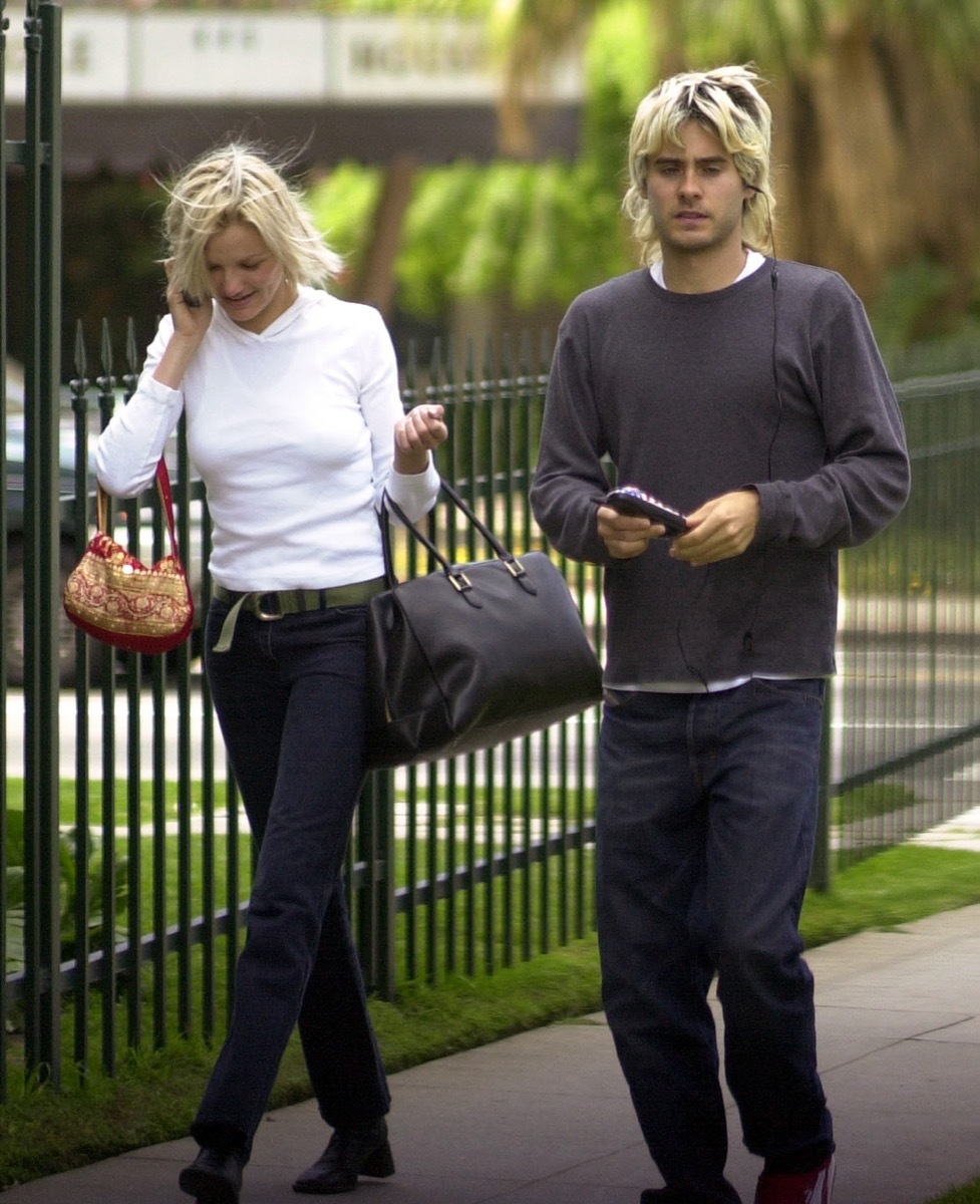 Cameron Diaz and Jared Leto in 2000