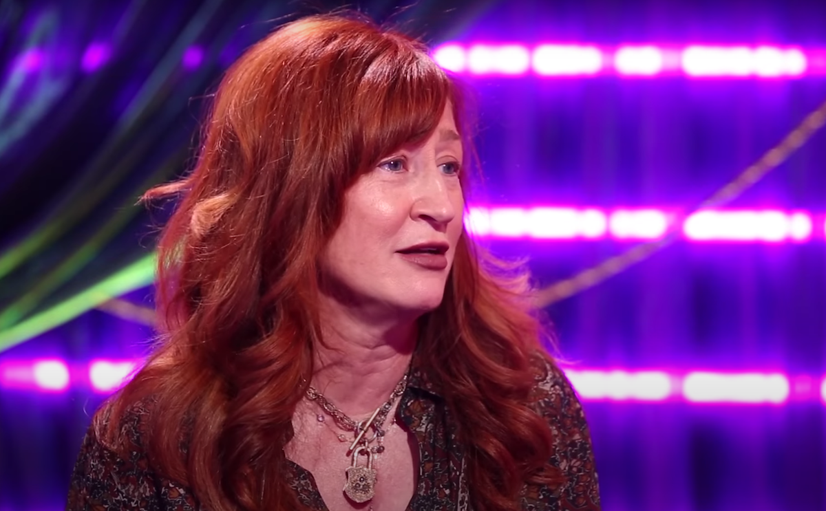 Vicki Lewis being interviewed by Broadway.com in 2018