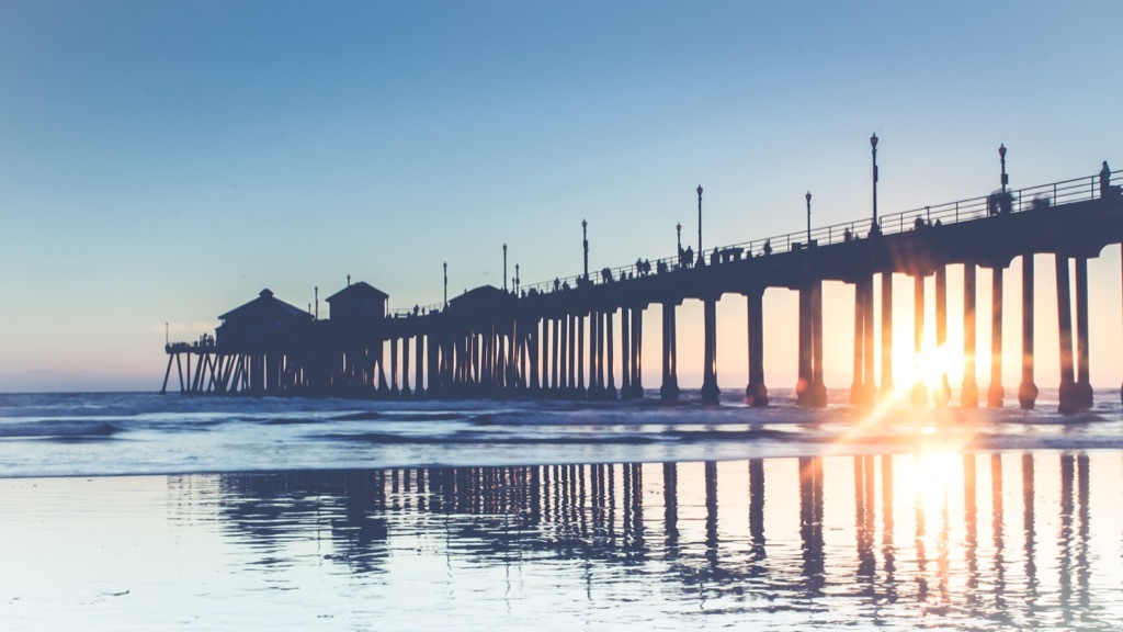 Huntington Beach, happiest cities, fittest cities, healthiest cities