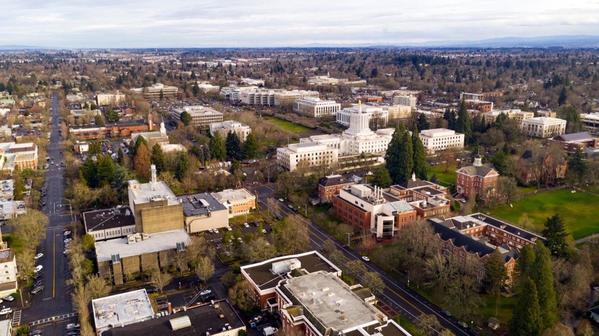 salem oregon state capitol buildings