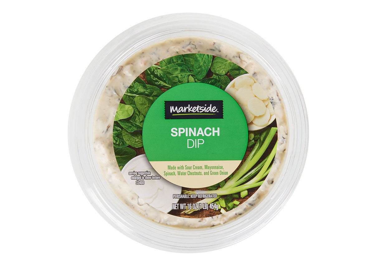 marketside spinach dip