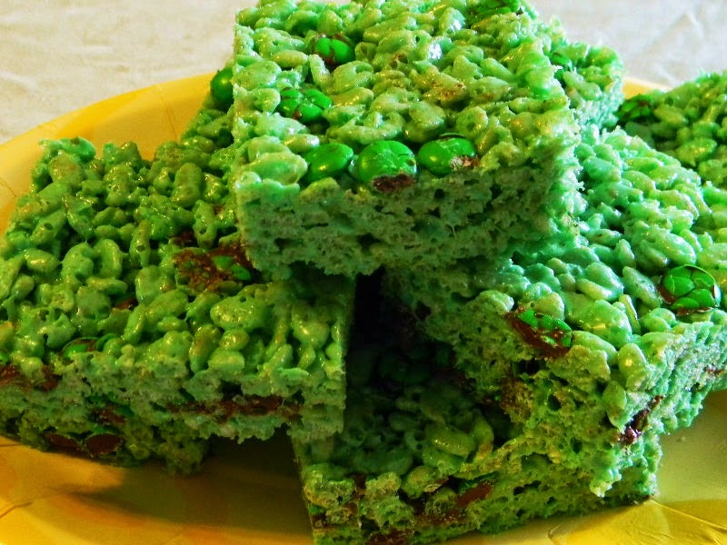 6. Green Crispy Treats