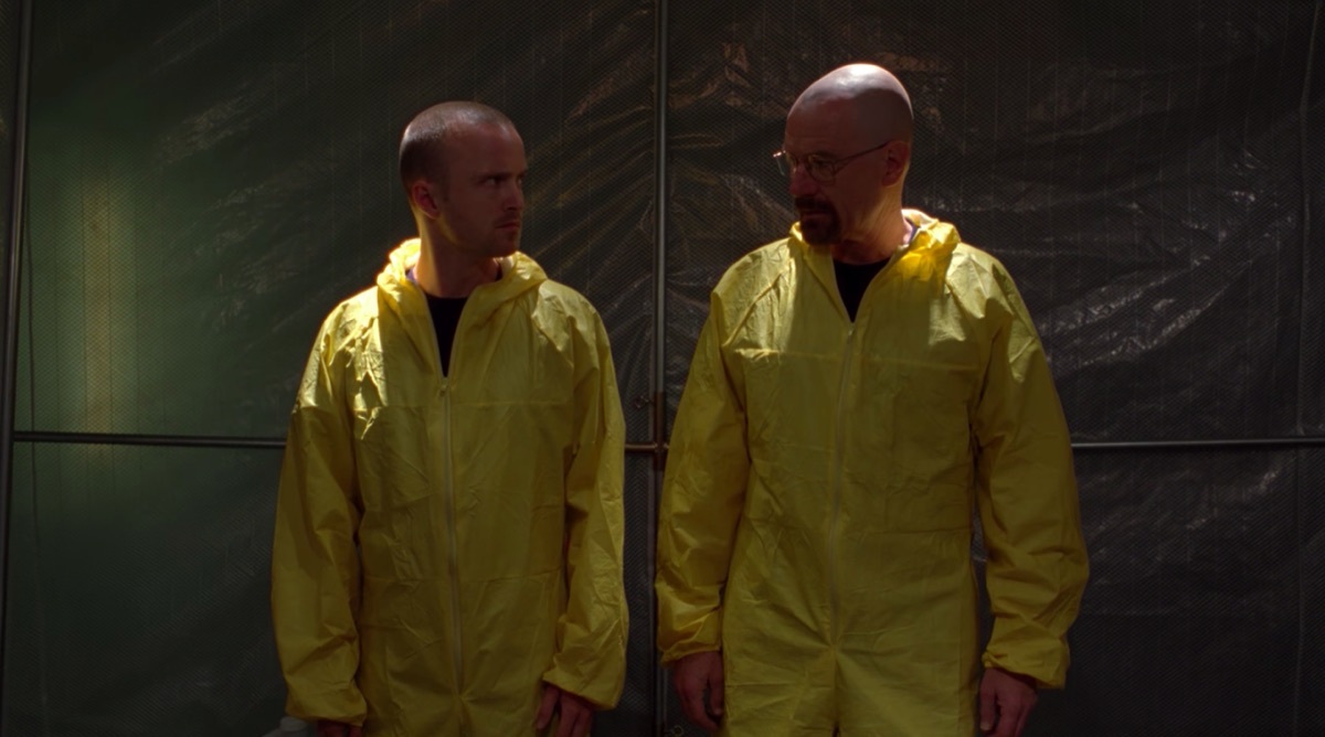 Aaron Paul and Bryan Cranston in Breaking Bad