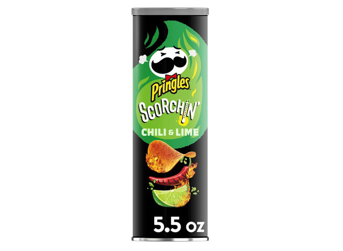 pringles scorchin chili lime