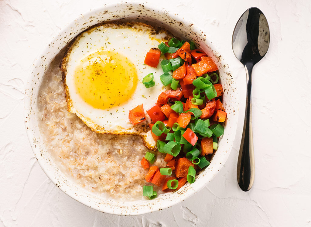 Savory oatmeal