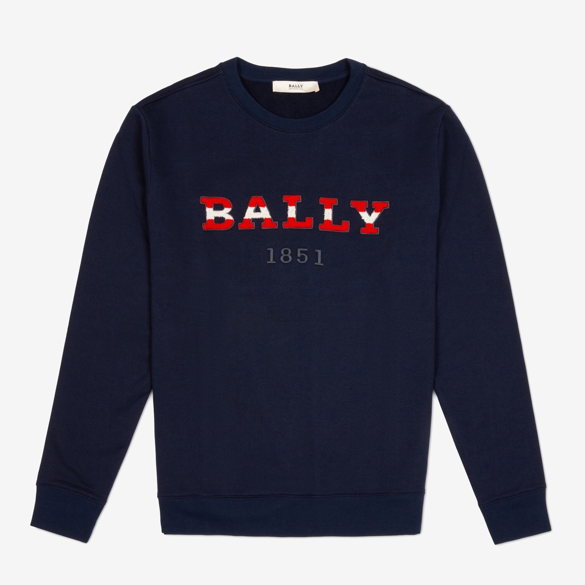 Bally logo sweatshirt, white background