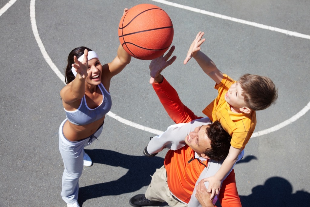 family basketball