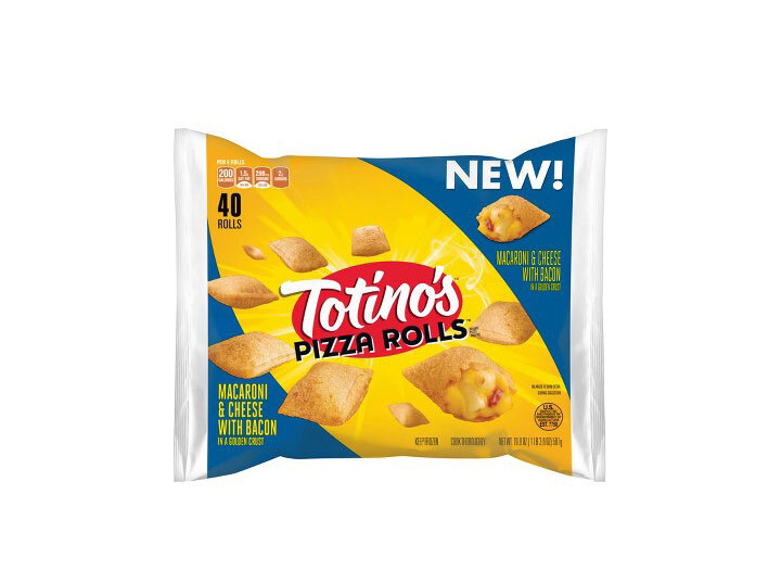 Totinos mac cheese bacon pizza rolls