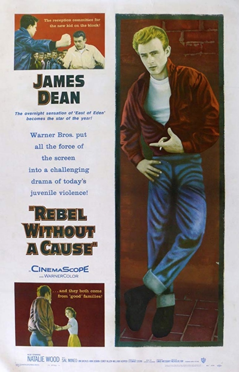 rebel without a cause poster, amazing coincidences