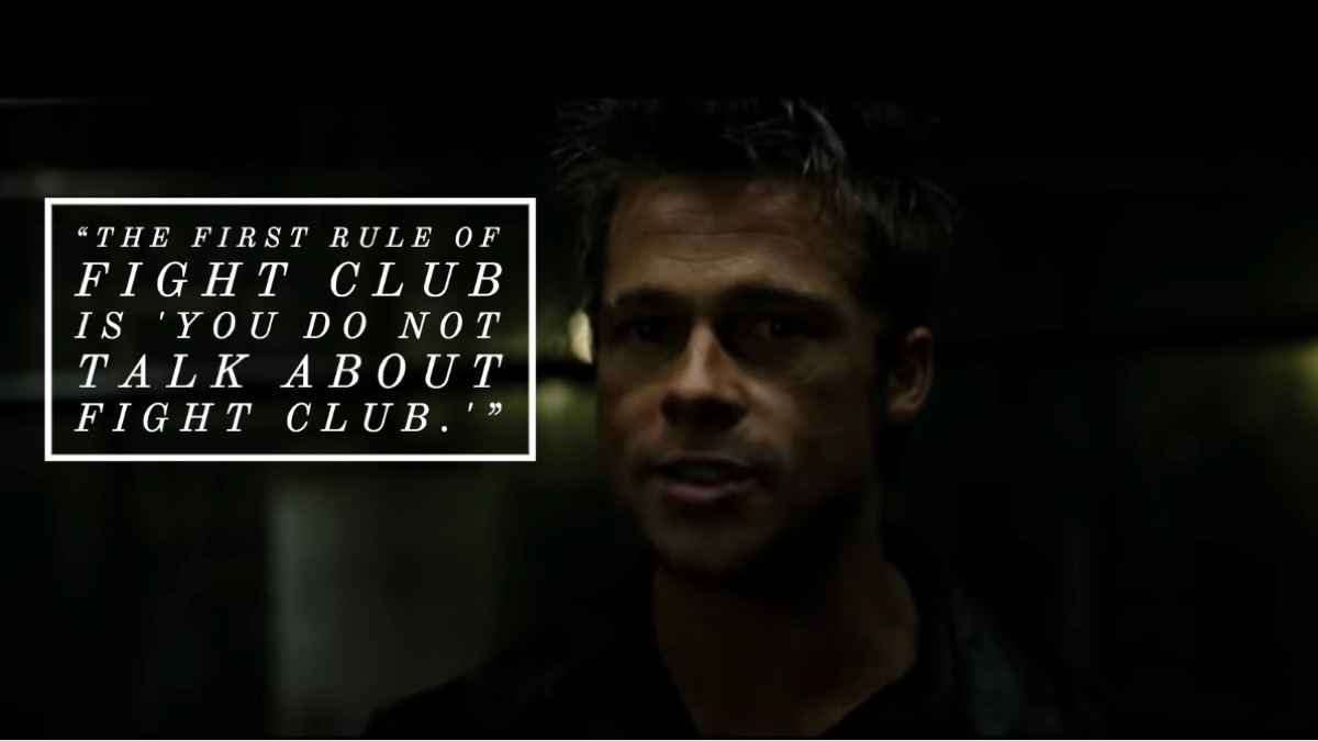 Fight Club movie quote