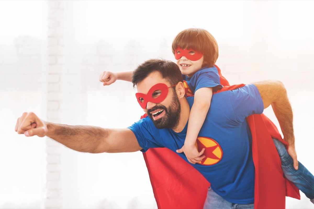 superdad costume, halloween diy costume