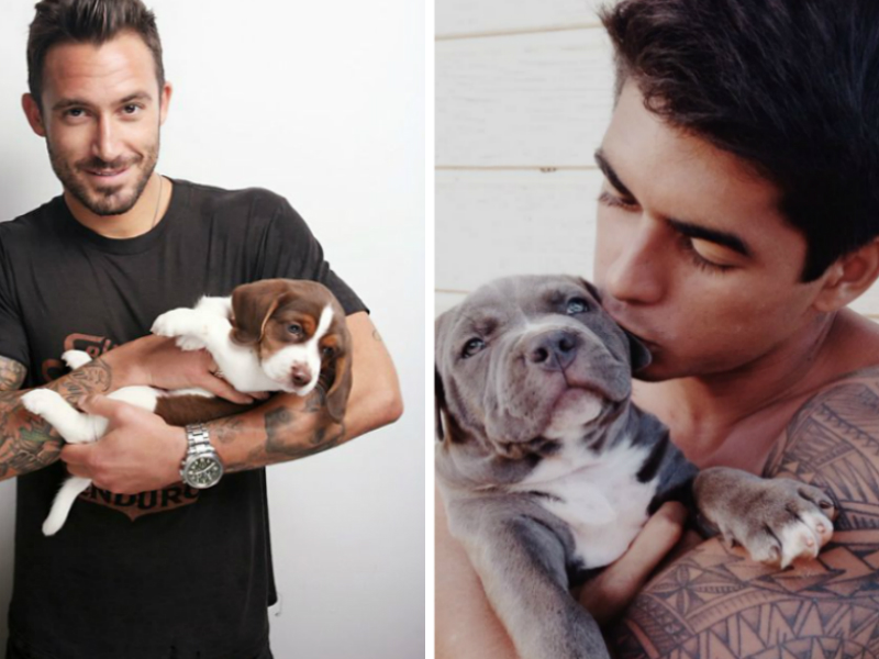 Can't Help But Press 'Like' For - Lambers, Twee, And Cute Guys With Pups