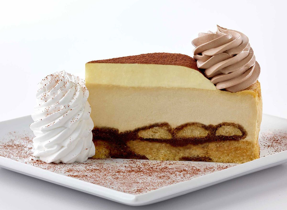 cheesecake factory tiramisu cheesecake slice