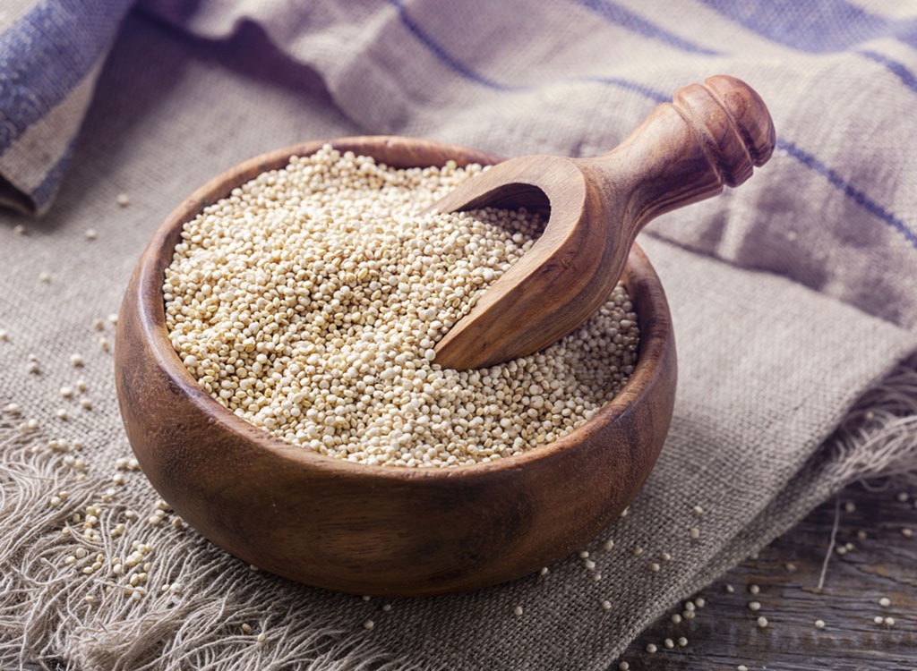 Quinoa in bowl - foods for energy