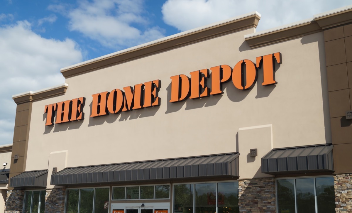 home depot store exterior