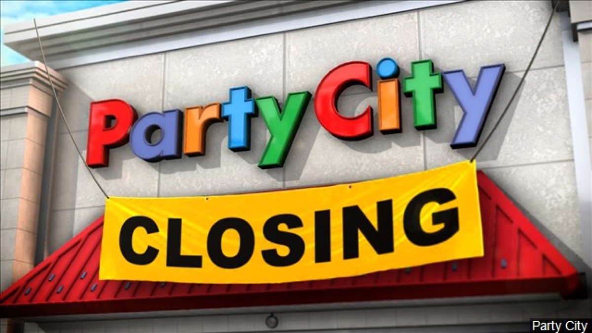 Party City storefront with 