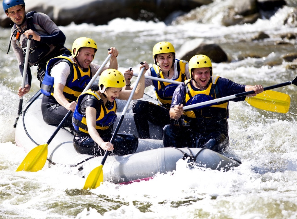 group rafting