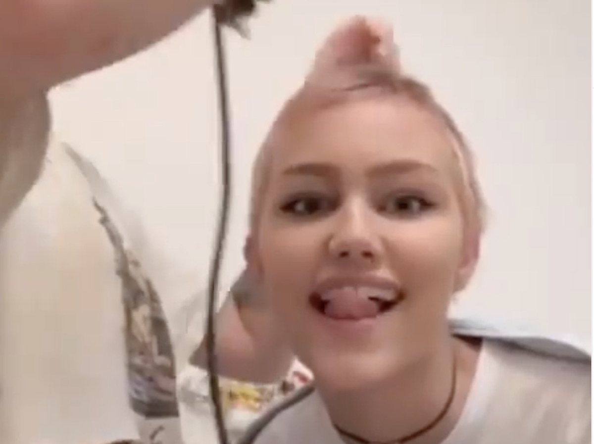 grace vanderwaal shaves head on Instagram