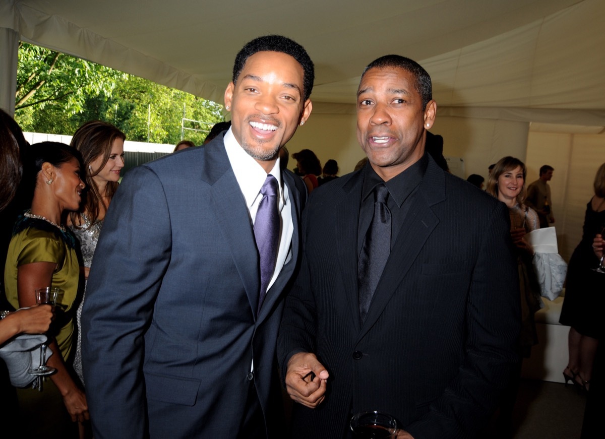 Will Smith and Denzel Washington in 2008