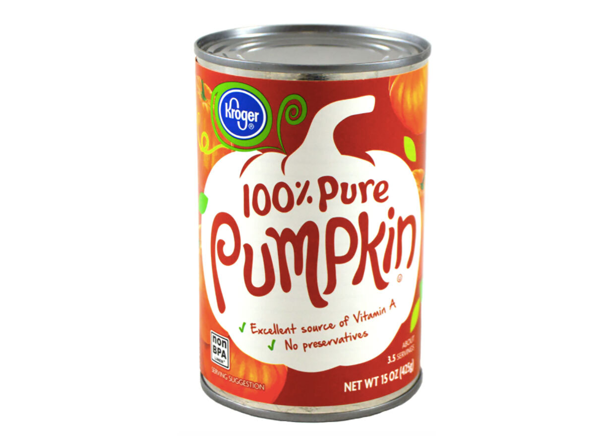 kroger canned pumpkin