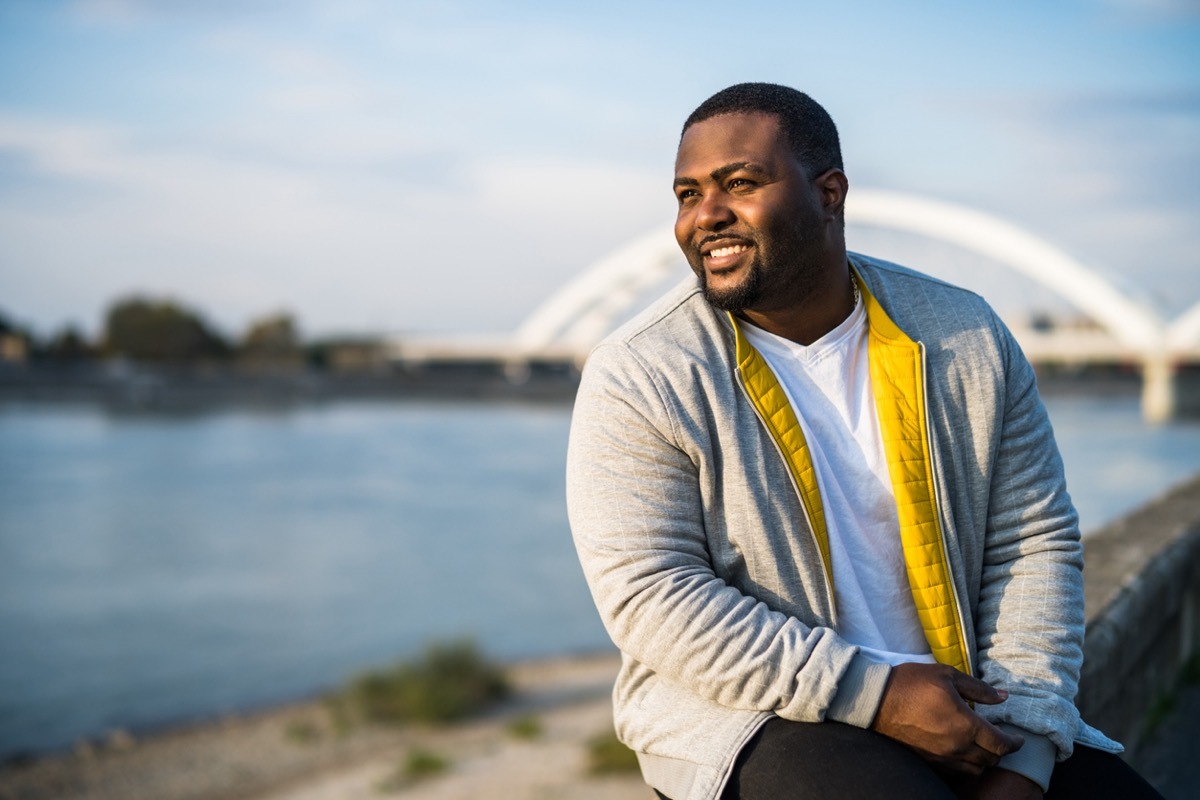 smiling well-dressed man