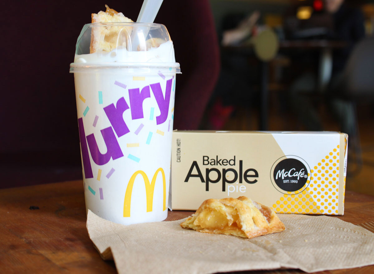 mcdonalds secret menu apple pie mcflurry