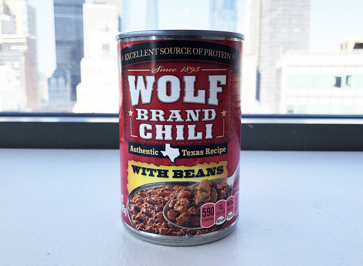 wolf brand chili with beans