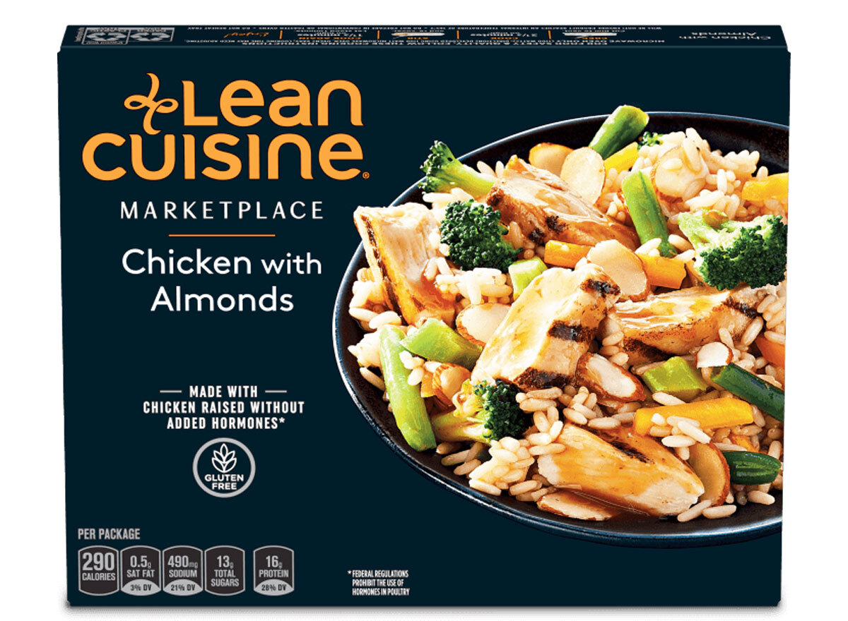 Lean cuisine chicken almonds frozen dinner