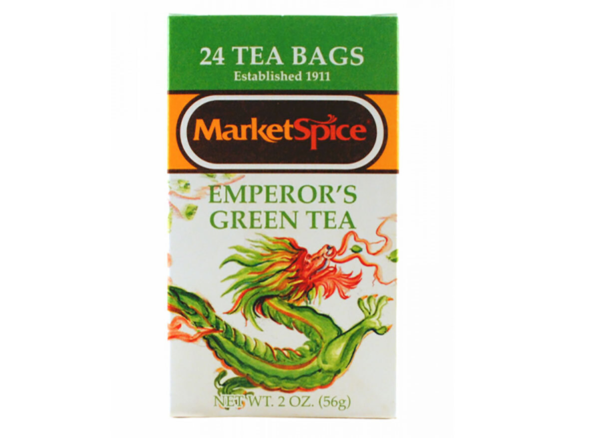 box of marketspice green tea