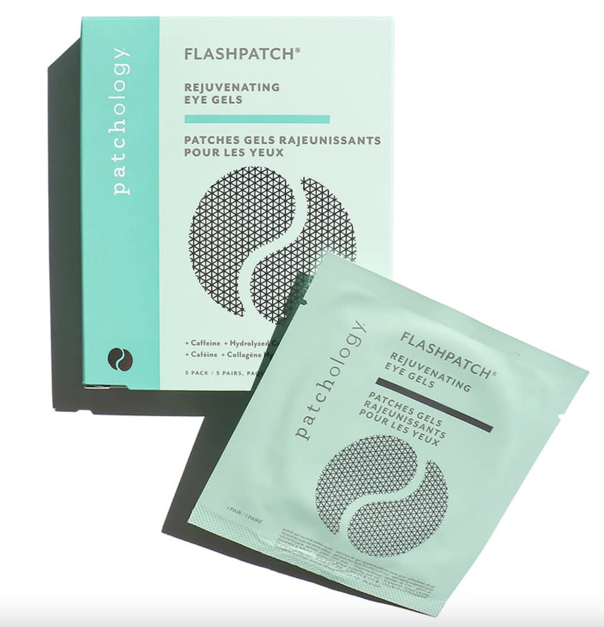 Packs of Patchology eye gels