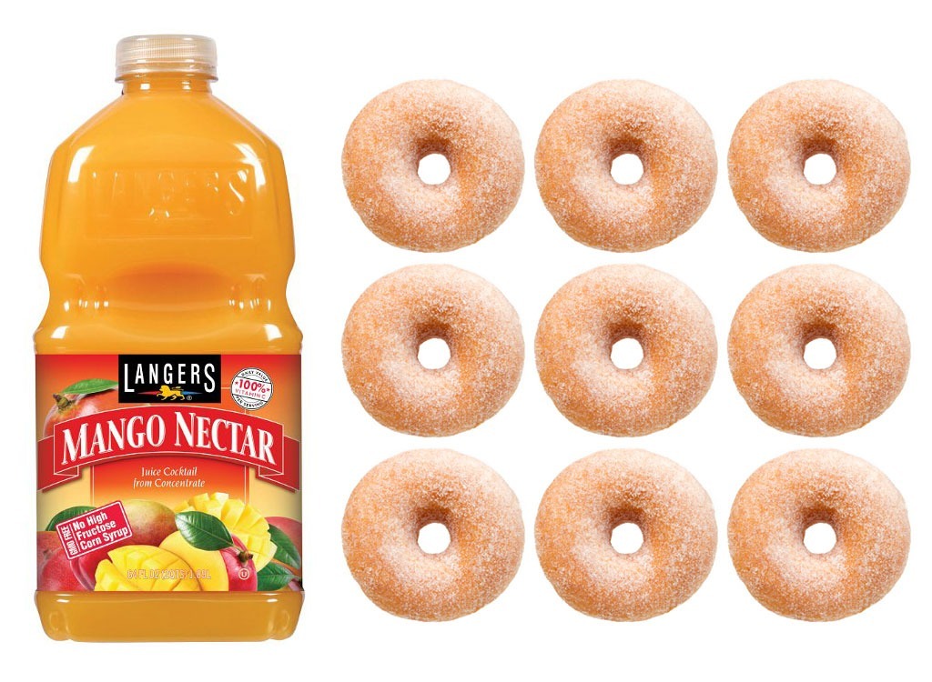 Foods worse than donut fruit juice