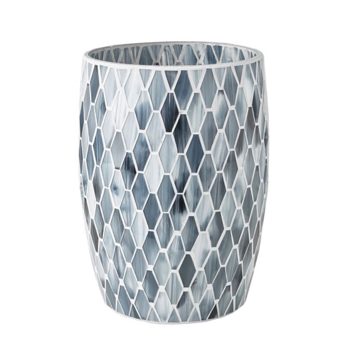 glass mosaic waste basket cheap home upgrades