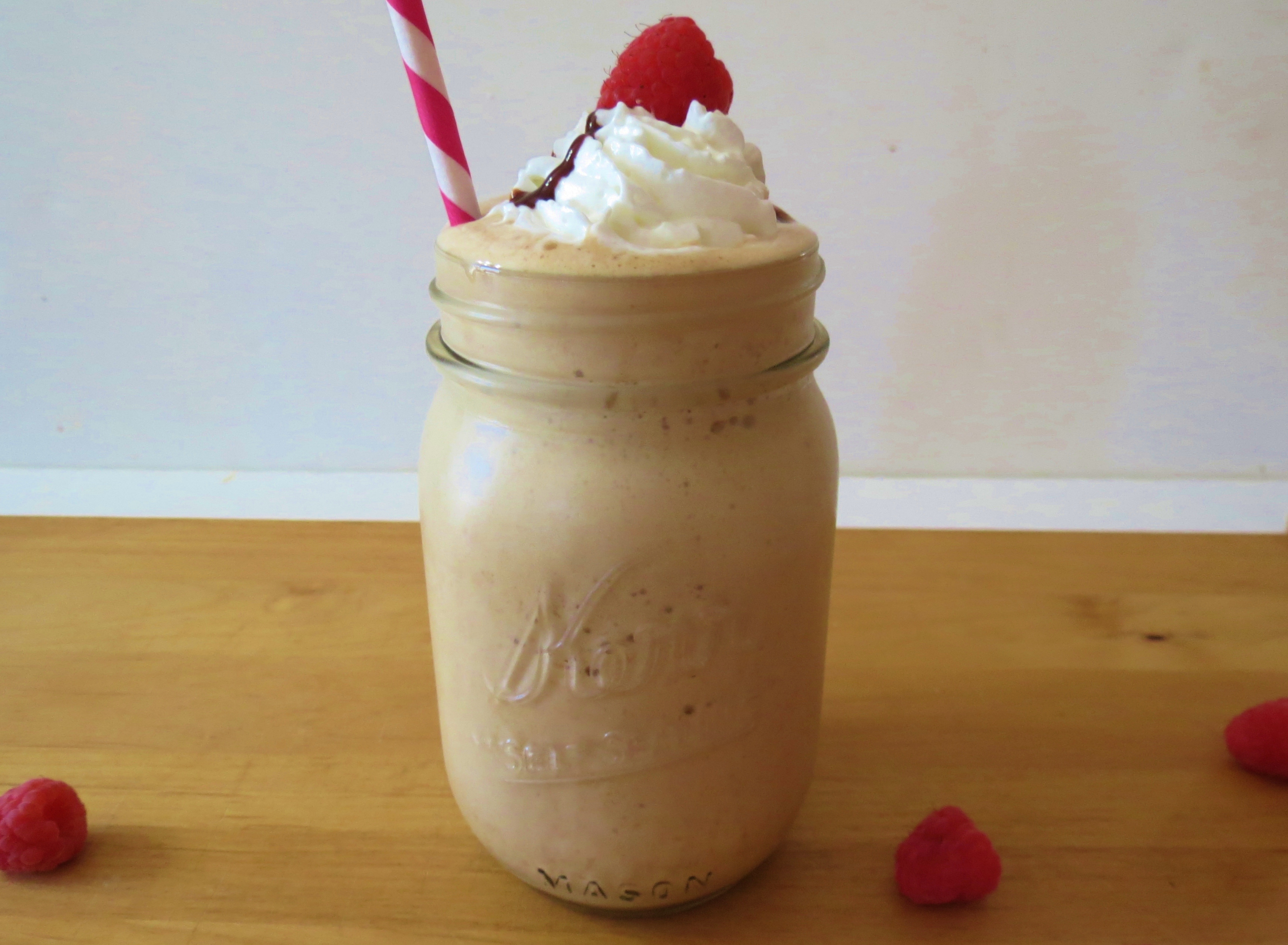 4. Raspberry Coffee Frappe