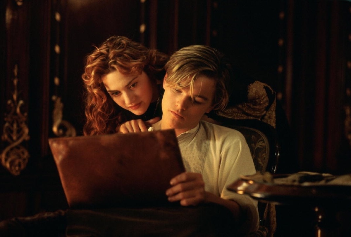 Kate Winslet and Leonardo DiCaprio in Titanic