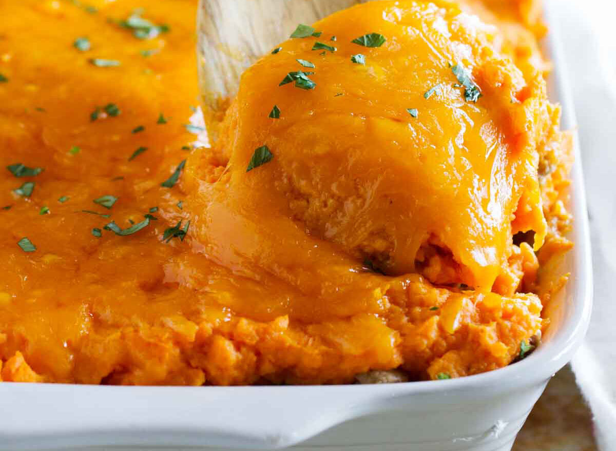 turkey sweet potato shepards pie