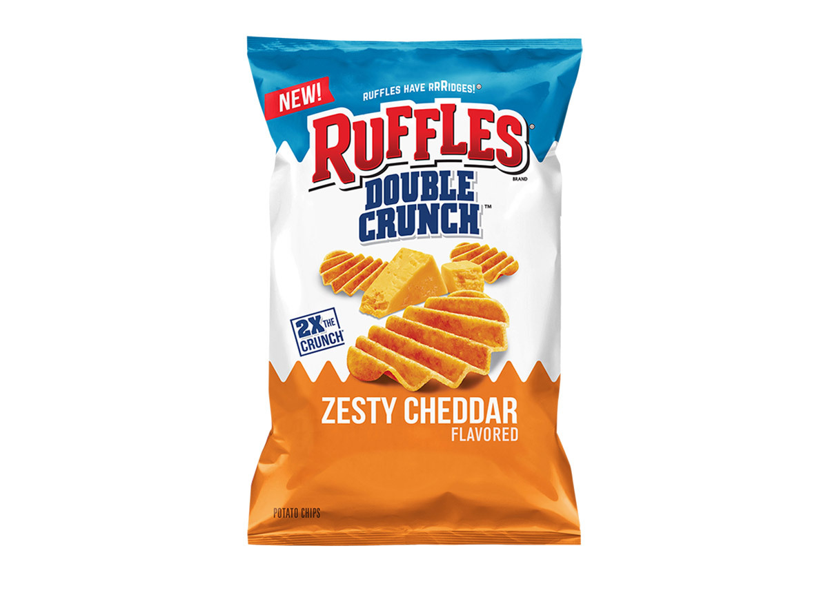 ruffles double crunch zesty cheddar