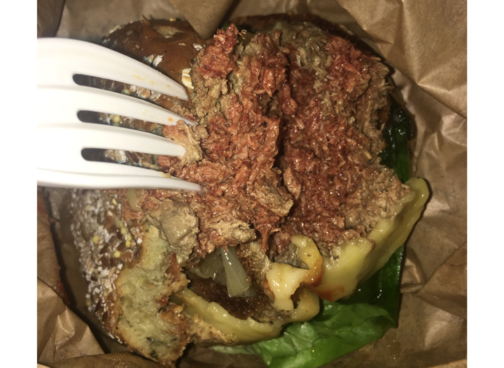 Impossible burger veggie burger