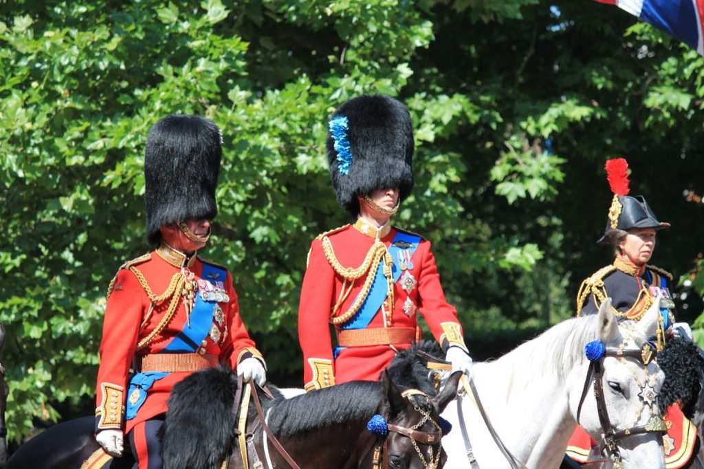 men in the royal family respect military uniforms