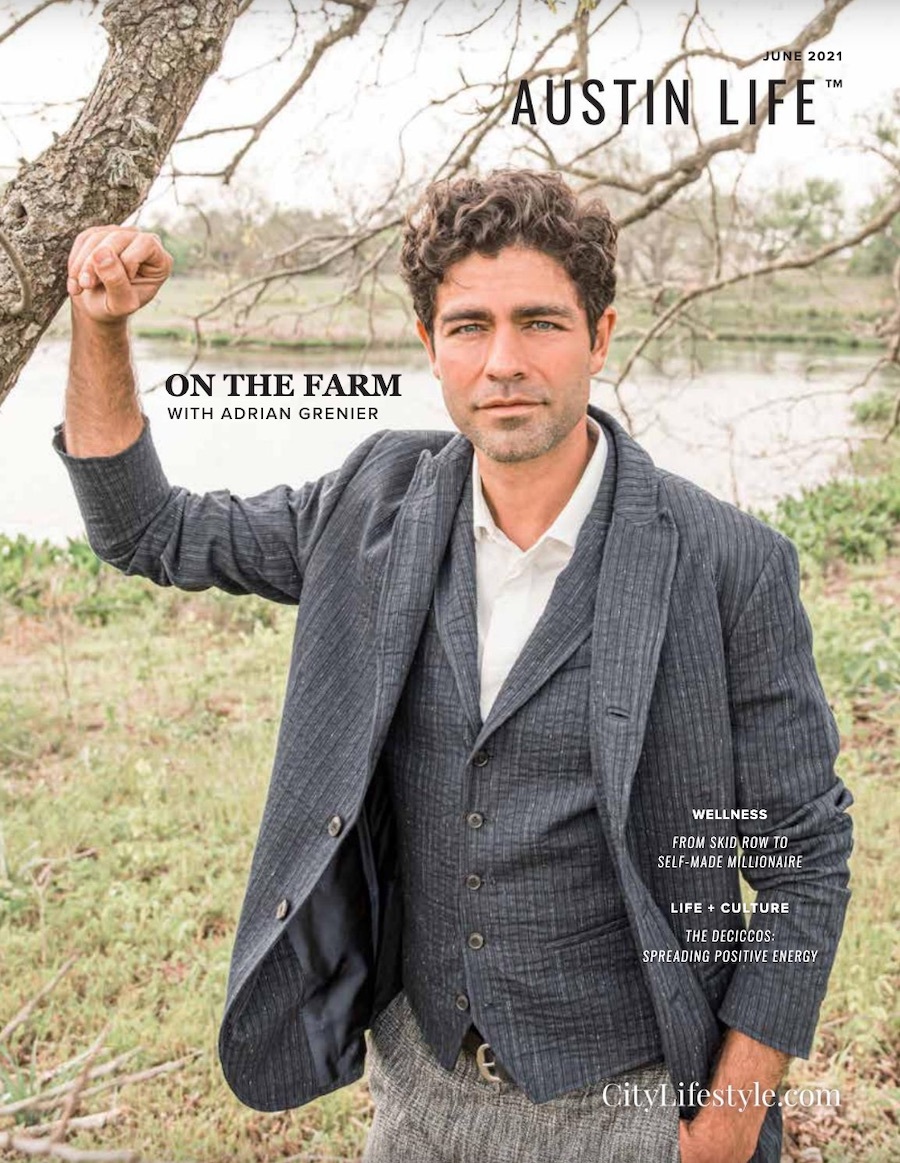 Adrian Grenier on the cover of 