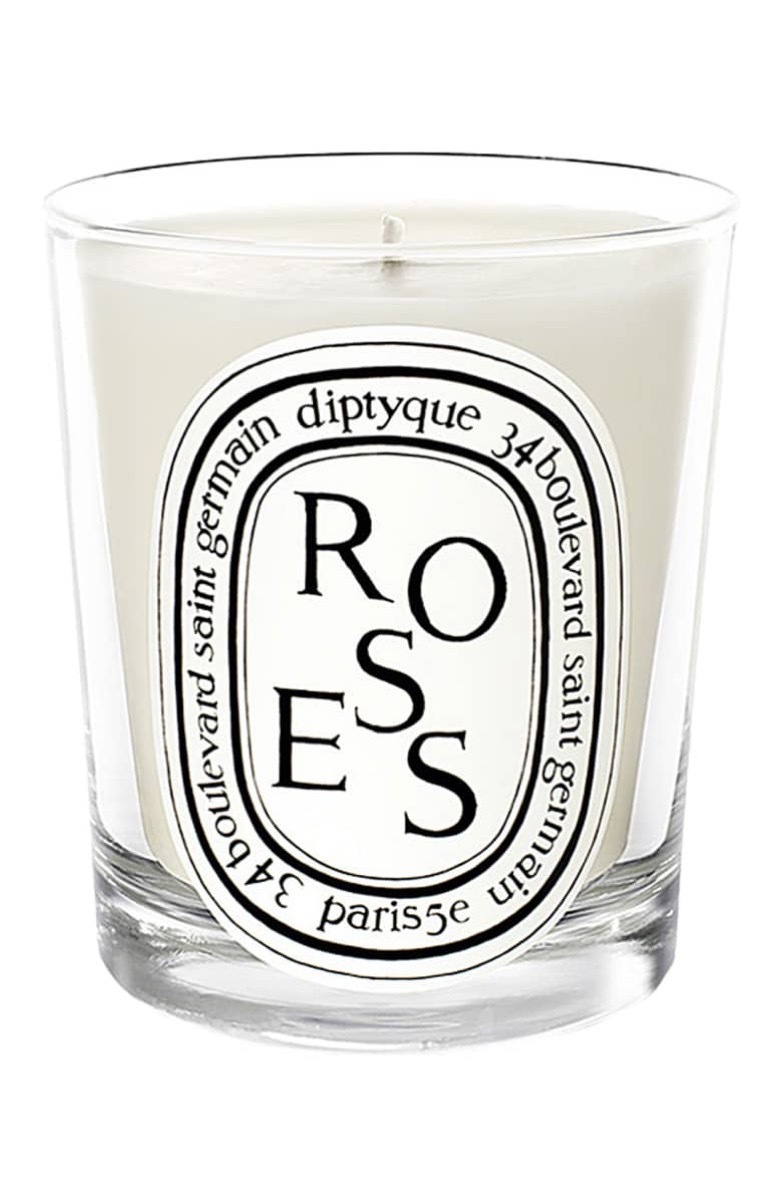 roses scented candle diptyque, gifts for girlfriend