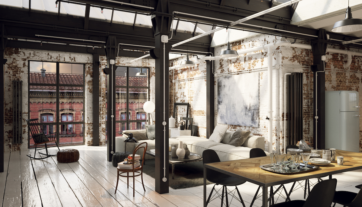 Industrial Style Loft Ohio most popular house styles